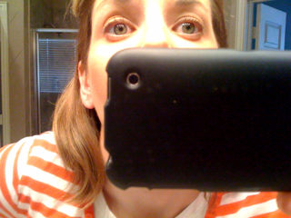 The post from my eyelashes