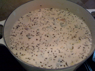 The post from my warm pot of soup