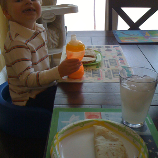 The post from the kitchen table